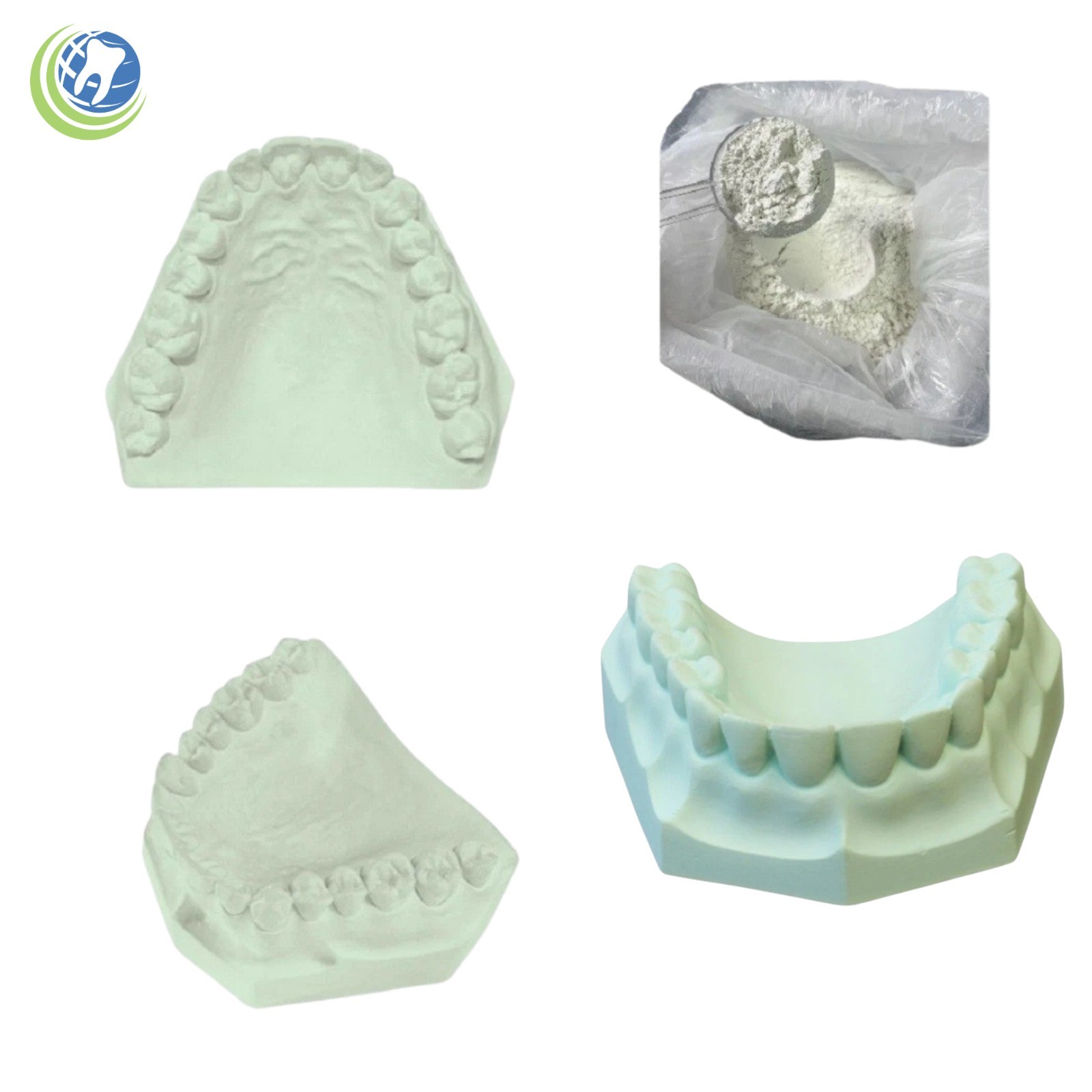 DENTAL LAB GYPSUM DIE STONE TYPE IV GREEN ALL PURPOSE STRONG COMPOUND 3 Lbs.