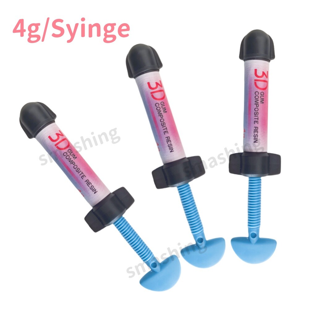 Y24 Pink Gingiva Resin Dental Gum Recession Composite Light Cure 4g/pcs
