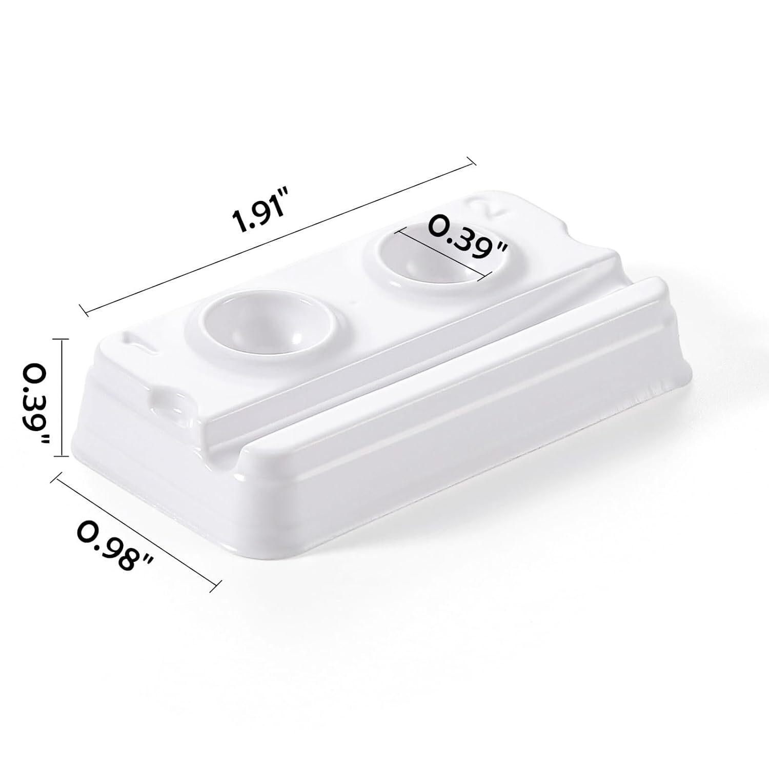 200/Box JMU Dental Disposable Dental Mixing Well – 2 Wells Mini Mixing Trays