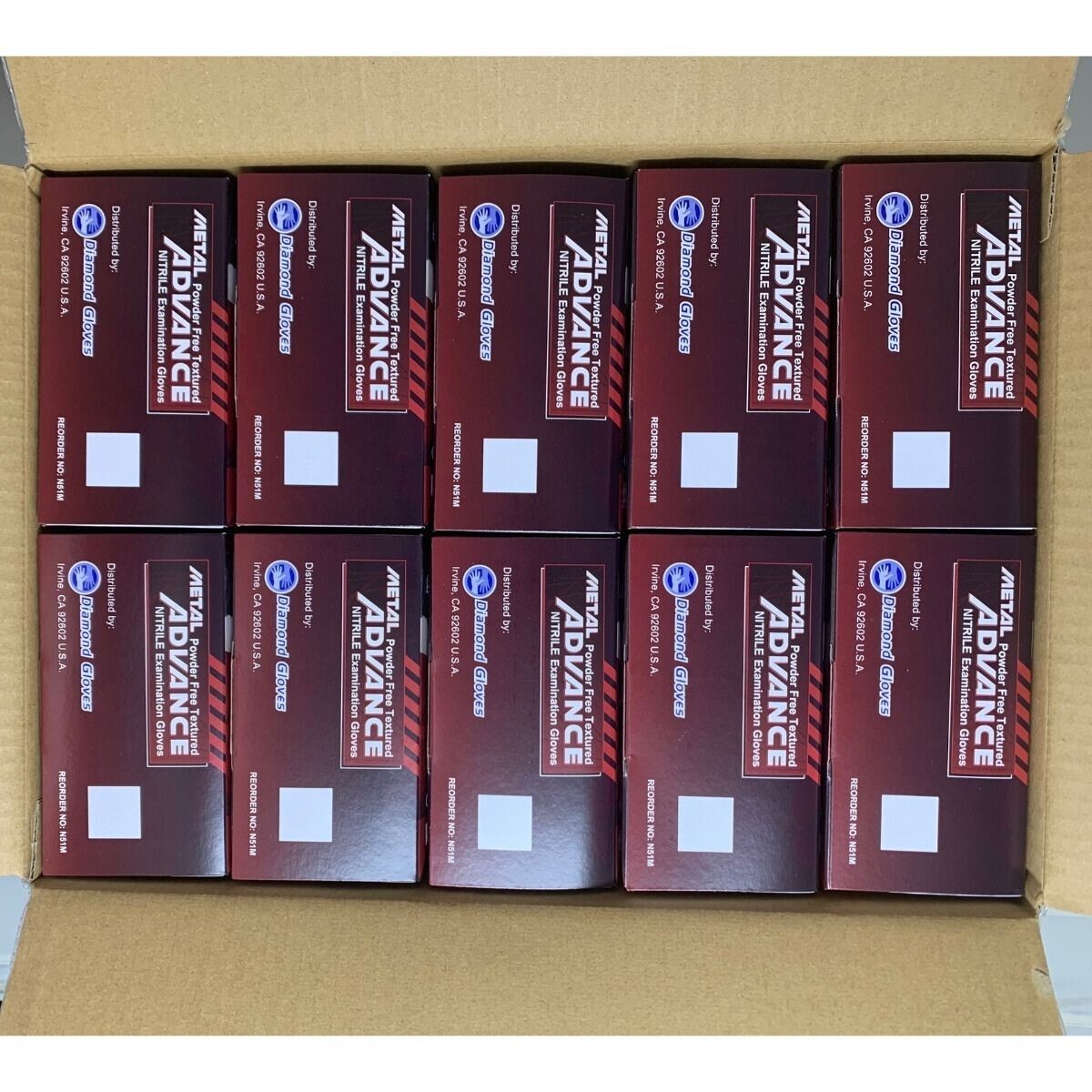 BLACK NITRILE GLOVES, CASE OF 1000, 5 MIL THICK, POWDER-FREE, (S,M,L,XL,XXL) NEW