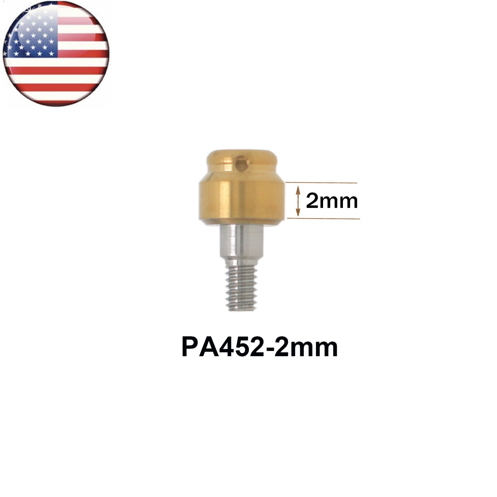 Dental Overdenture Locator Abutment for Zimmer Tapered Screw-vent 4.5 Platform