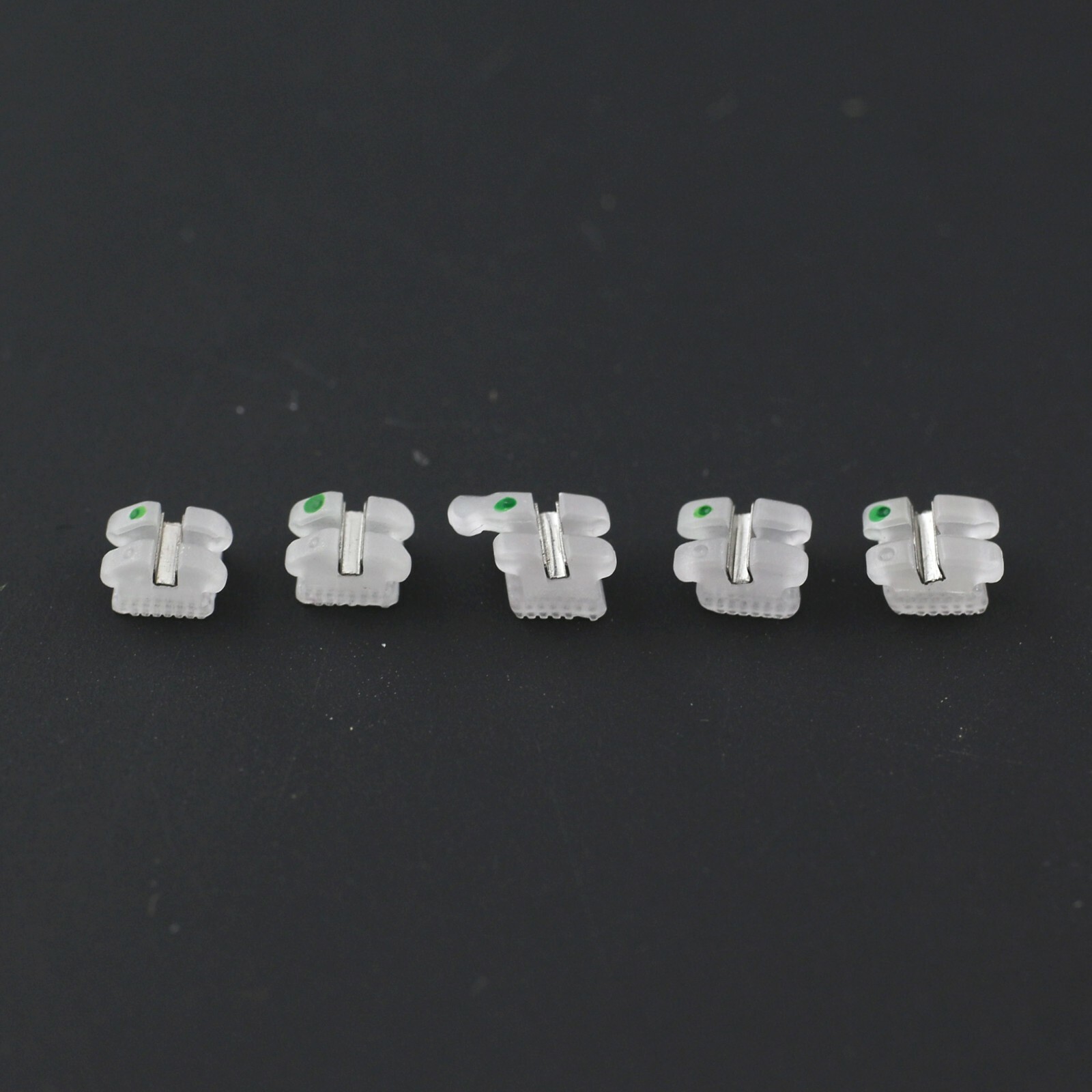 Orthodontic Bracket Ceramic Metal Slot Aesthetic Braces Roth 018 022 3M Clarity