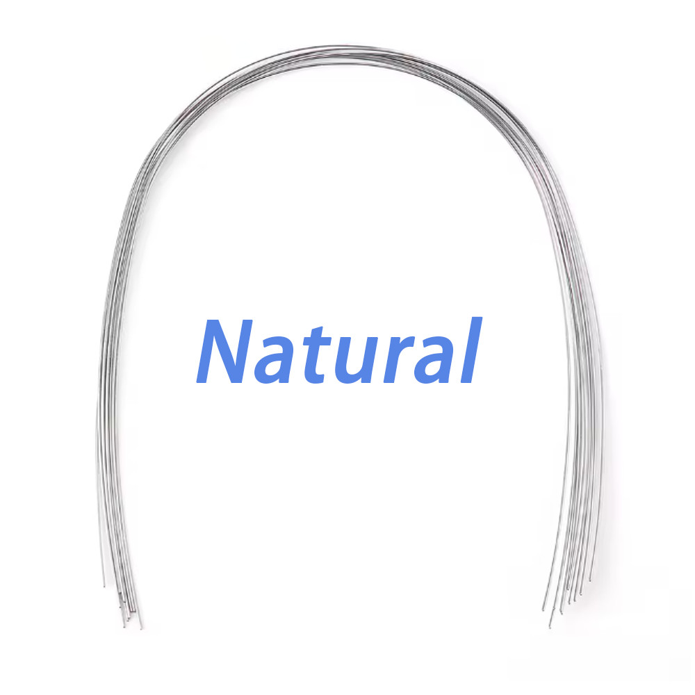 Dental Ortho Heat Thermal Activated Niti Rectangular Natural Form Arch Wire