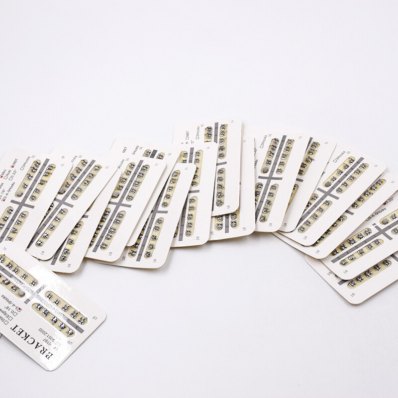 Dental Orthodontic Metal Bracket Braces Mini Standard Roth MBT Edgewise 25 Model