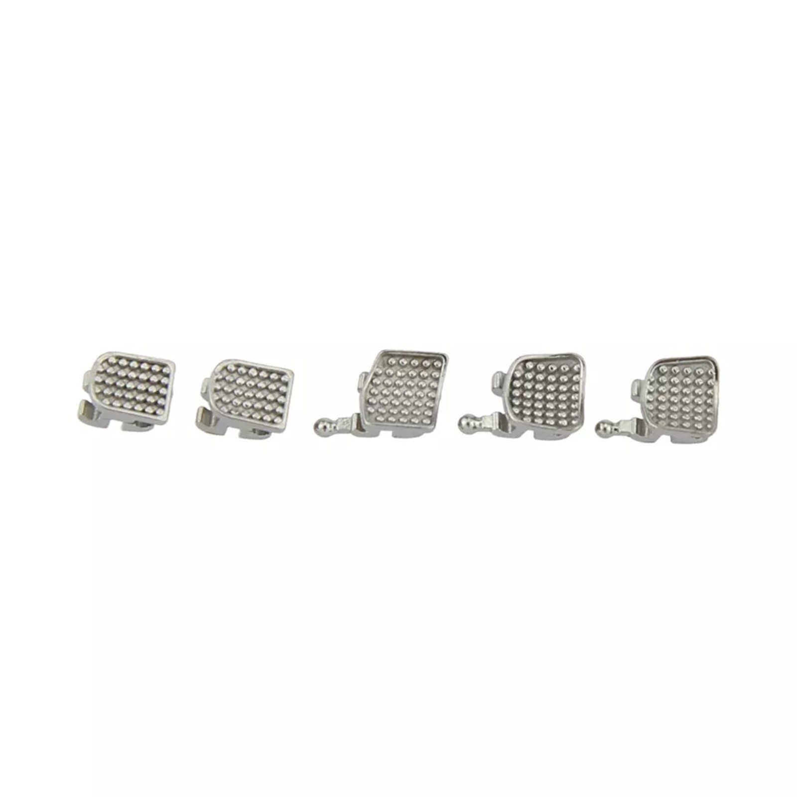 Dental Orthodontic Metal Brackets Braces Mini Roth MBT 018 022 345 Hooks MIM
