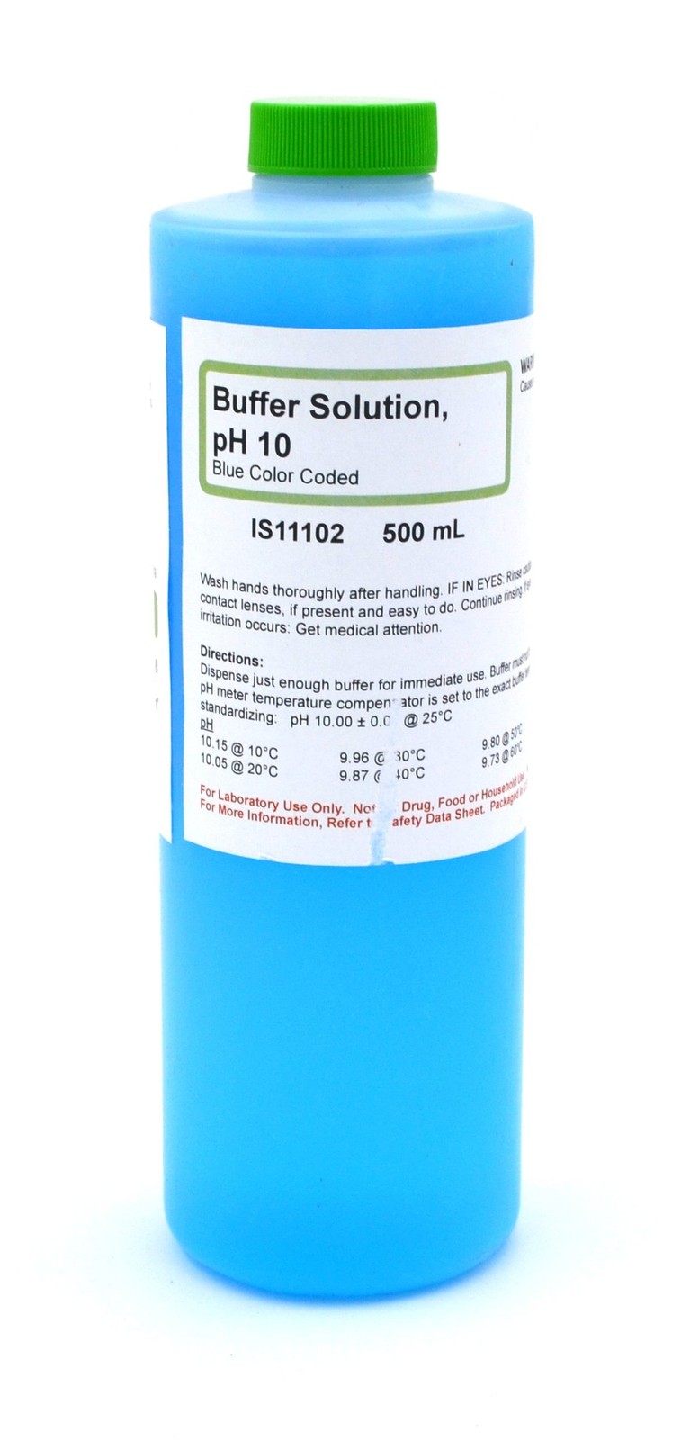 10.00 pH Standard Buffer Solution, Blue, 500mL – The Curated Chemical Collect…