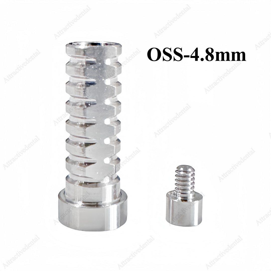 20Pcs Titanium Temporary Cylinder MU Sleeve Multi Unit Abutment Fit OSS/ITI/NOB