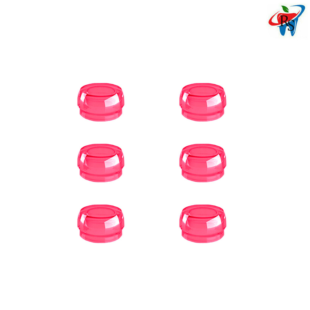 RS Dental Implant Undersized Ø2.2mm Pink 6 Caps Retentive Ball Attachment