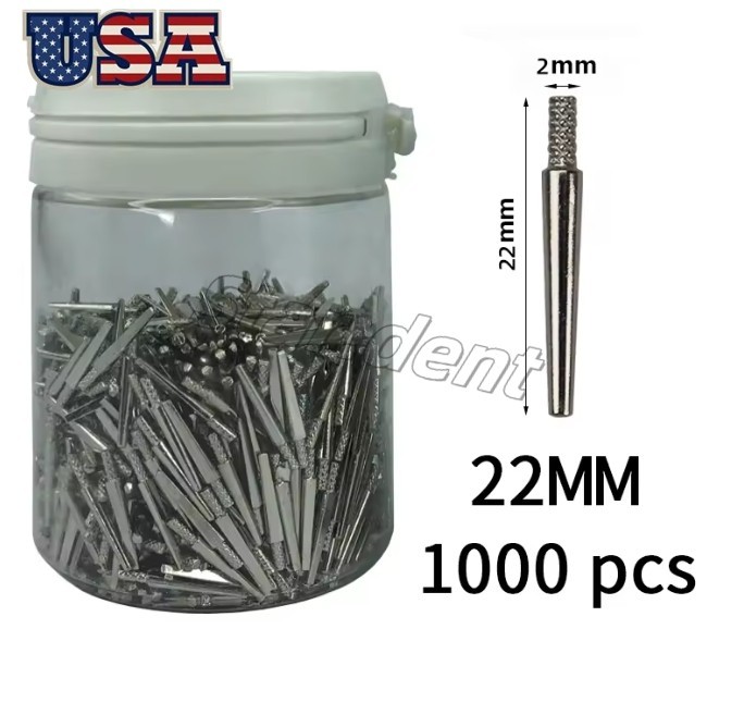 1000 Pcs Dental Lab Master Dowel Single Pins use with Pindex For Die Model Work