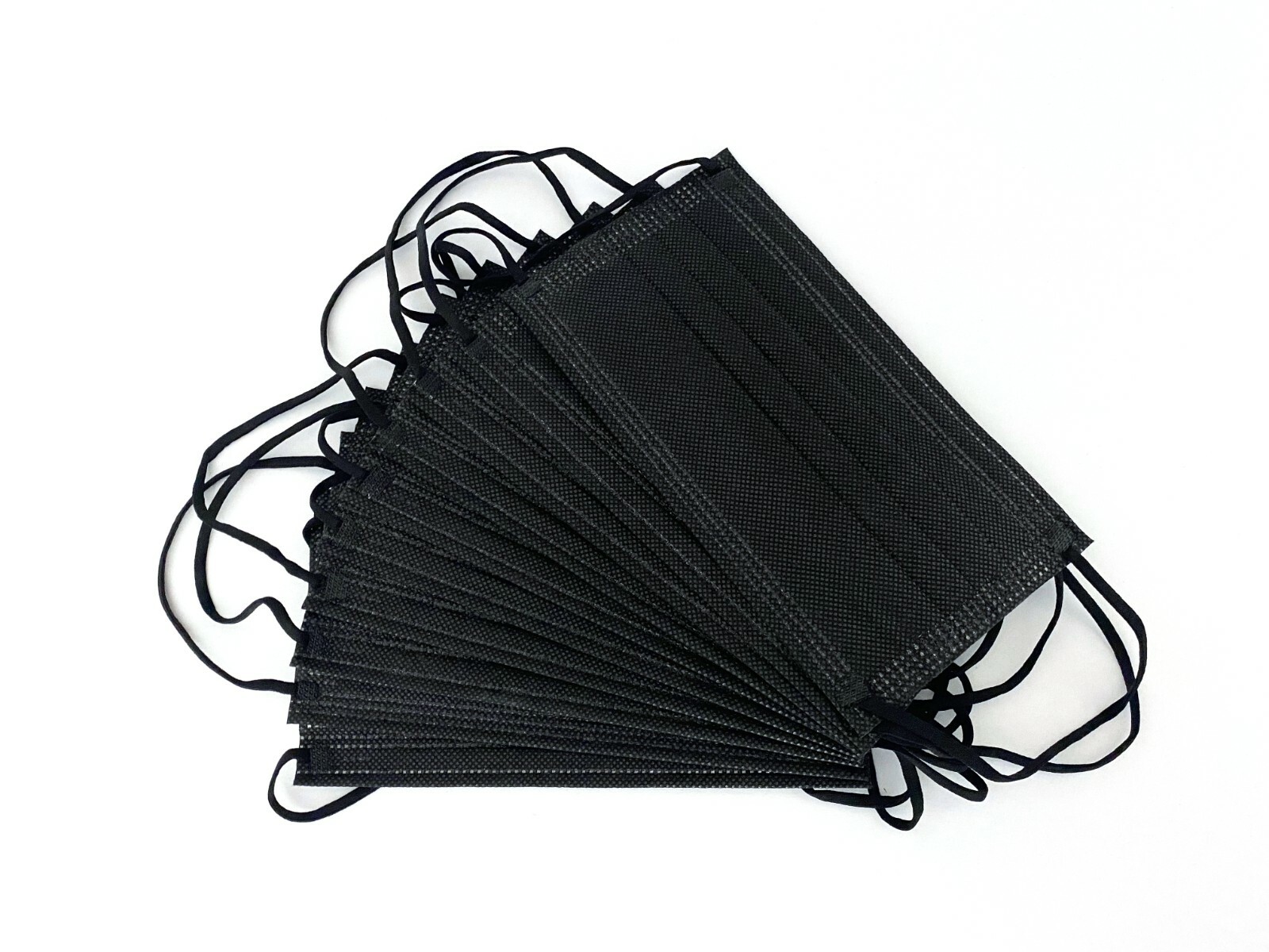 10-50 PCS Disposable Black 3-Ply Layer Dust Filter Unisex Mouth Cover Face Mask