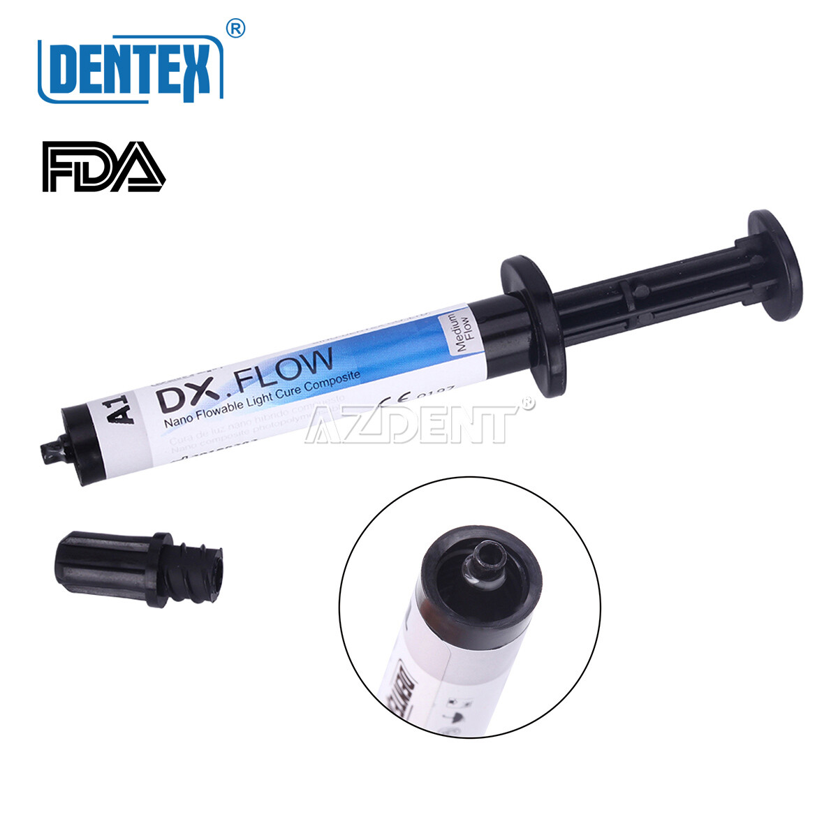 DENTEX Flowable Light Cure Composite Resin /Etching Gel/Bonding Adhesive