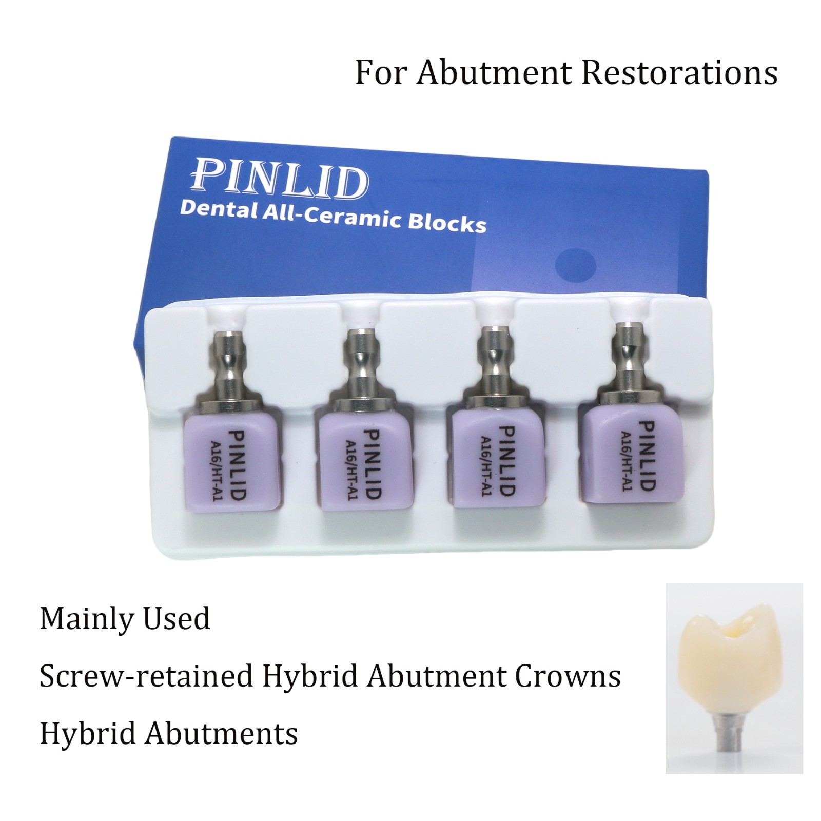A16 CAD CAM Ceramic Blocks CEREC Compatible Dental Milling Lithium Disilicate