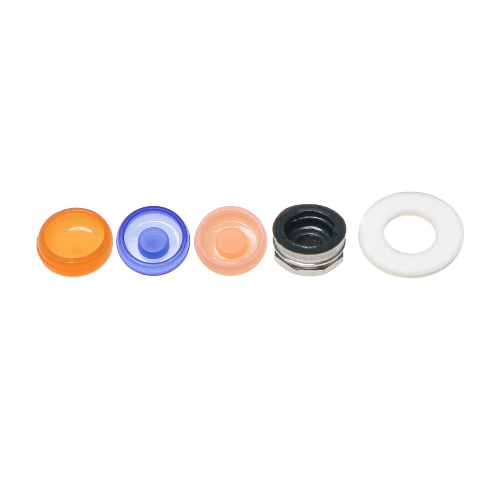 US Color Coded Retention Cap Inserts 0.8/1.2/2.4lbs for Locator Overdenture 4Pcs