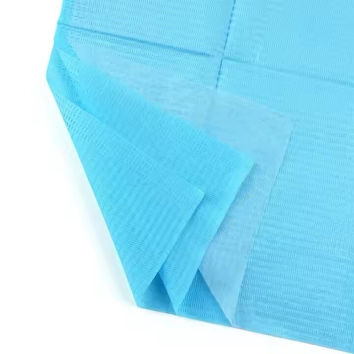 2+1 Ply Dental Medical Tattoo Towel 13″x18″ Blue Dental Patient Bibs 500PK