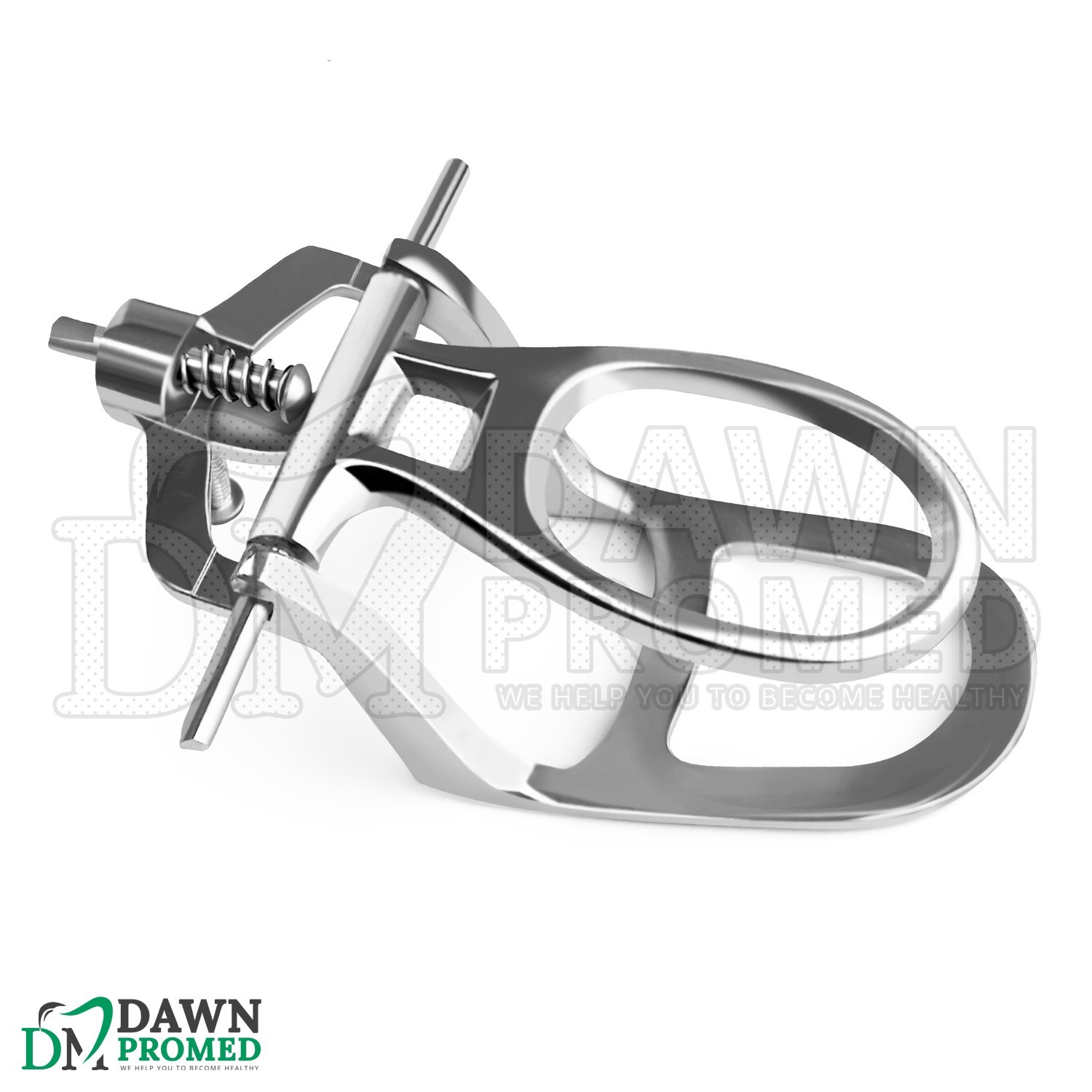 Dental Lab Articulator Chrome Plated Medium Low Arch Hinge Denture Instrument