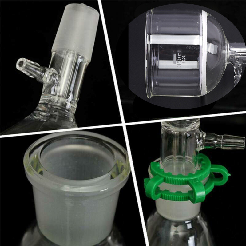 Lab Filtering Flask Glass Vacuum Suction Filter 1000ml + Buchner Funnel 350ml