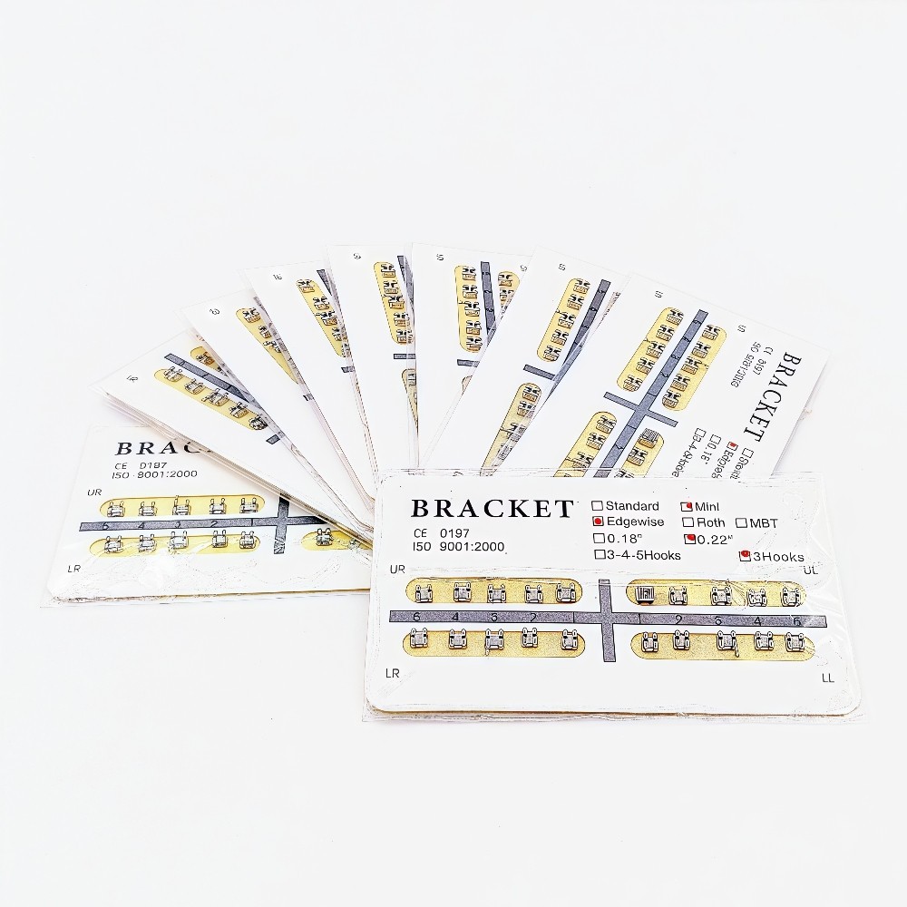 36 Type Dental Monoblock Brackets Mini/Standard Roth/MBT/Edgewise 018/022 Hooks