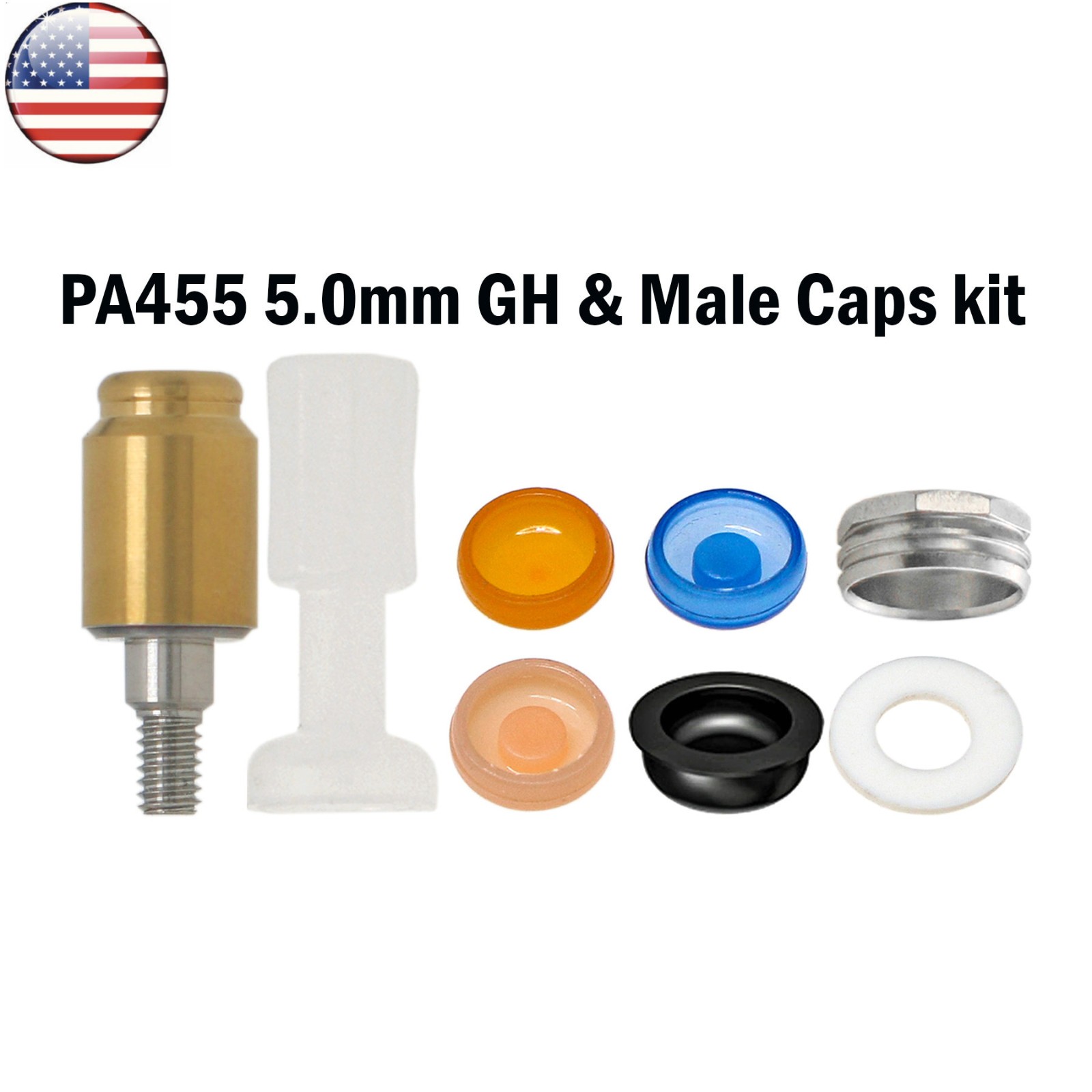 Dental Attachment Abutment Male Cap Tool fit Zimmer Removable PAØ3.5mm/4.5mm