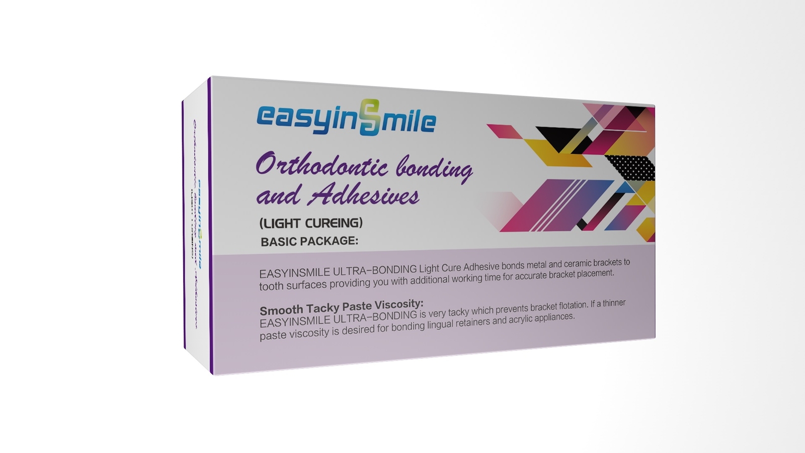 Dental Ortho Metal Self-ligating Bracket Brace /Material Ortho Bonding Adhesive