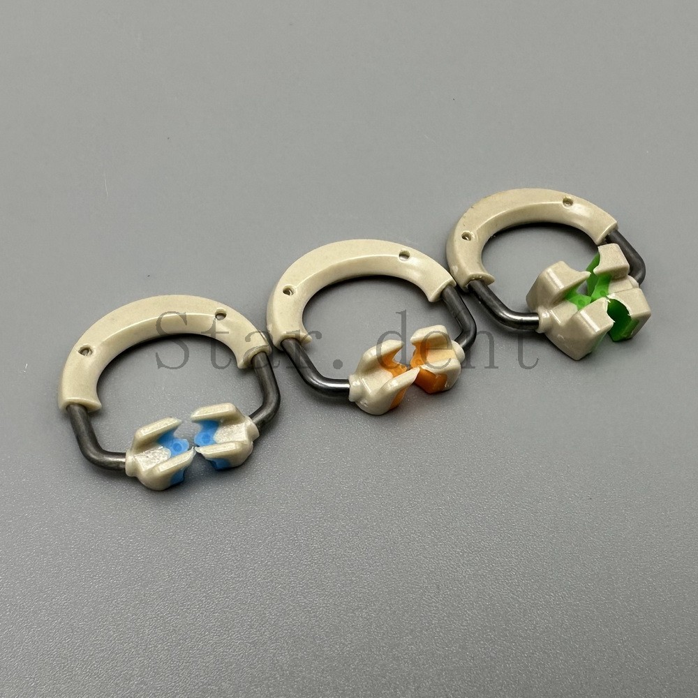 Dental Sectional Matrix System Nickel Titanium Alloy Matrices Clip Ring Band
