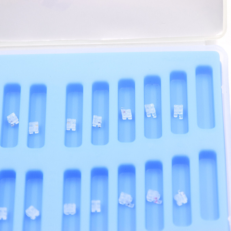 Dental Orthodontic Ceramic Monocrystalline Sapphire Bracket Roth MBT 022 Hook
