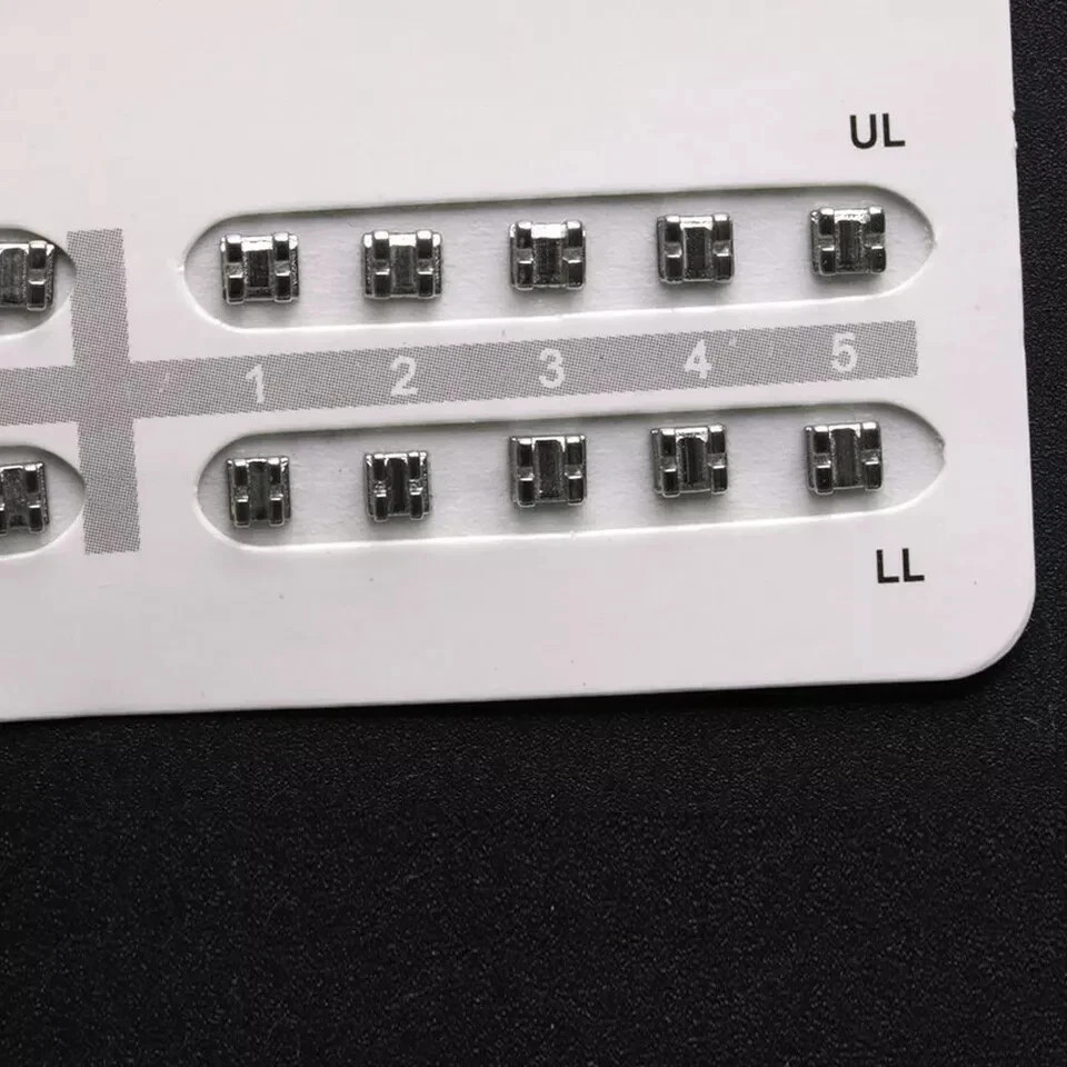20Pcs/Pack Orthodontic Dental Mini Fake Braces Edgewise 022 Metal Brackets Brace