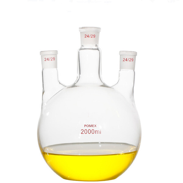 25ml – 1000ml Flat Bottom Evaporating Flask with 1-4 Standard Necks Glassware