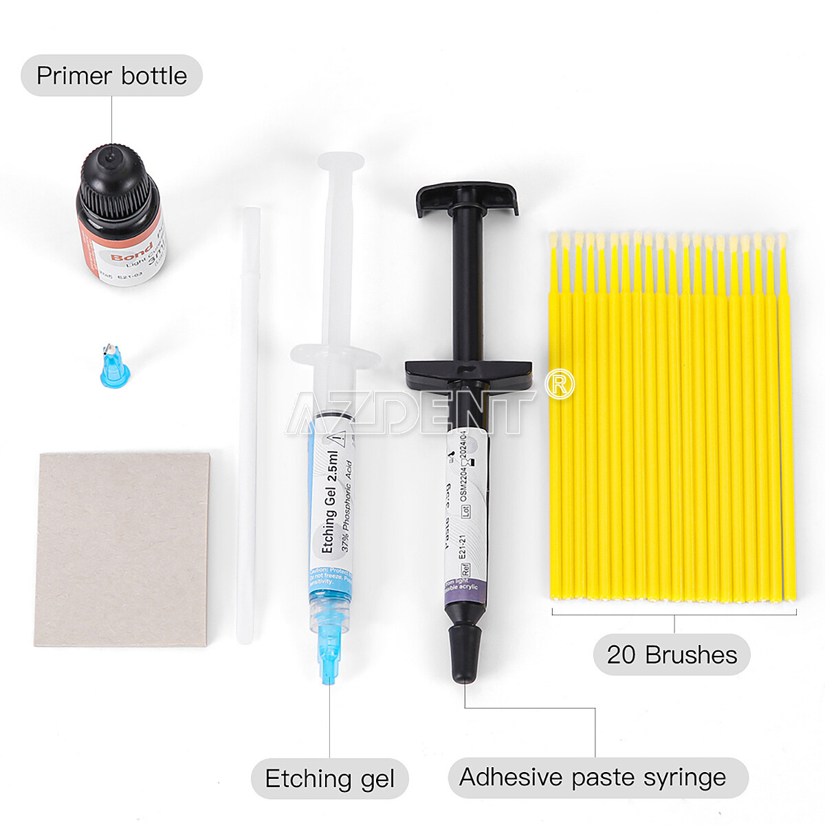Dental Glue Ortho Bonding System Light Cure Primer Adhesive Kit For Brackets