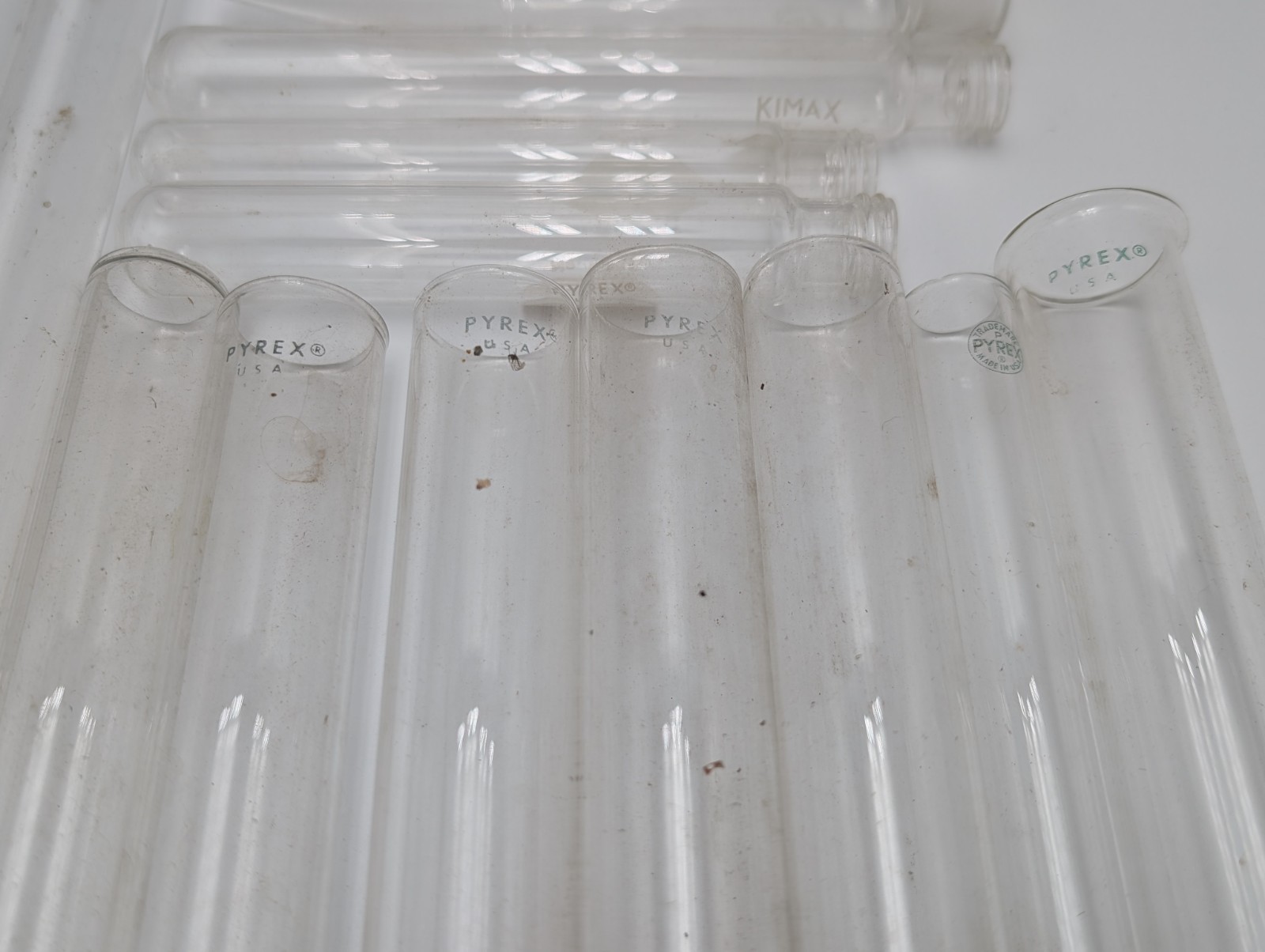 Vintage 24/40 Glass 21″ Distillation Condenser Mixed Lot