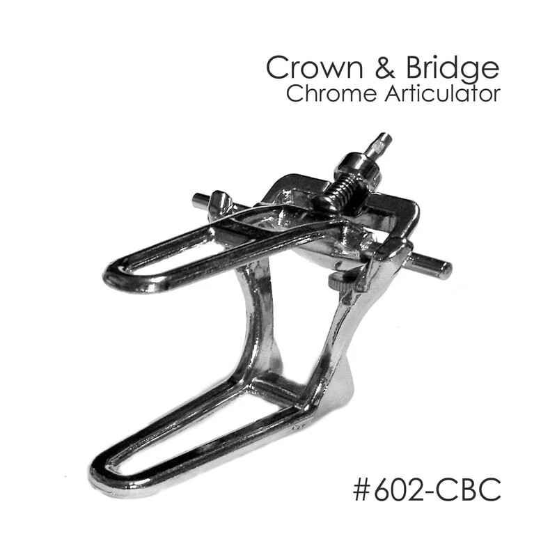 Dental Crown & Bridge Small Chrome Articulator – 12 pcs