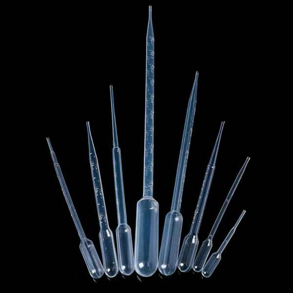 0.2ml – 10ml One-off Plastic Pasteur Transfer Pipettes Chemistry Lab Supply