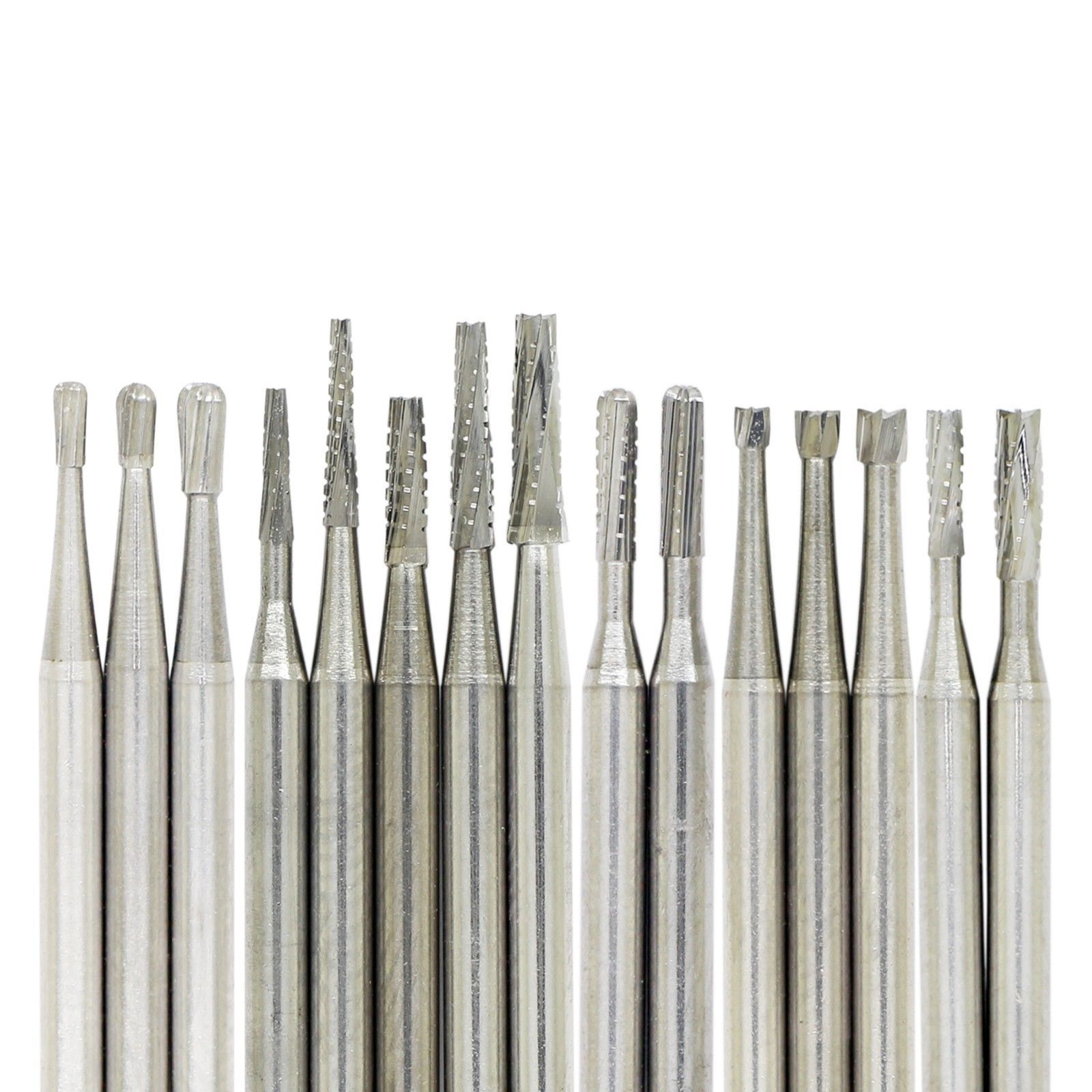 10-100Pcs Dental FG Tungsten Carbide Inverted Cone Bur High Speed Handpiece Burs