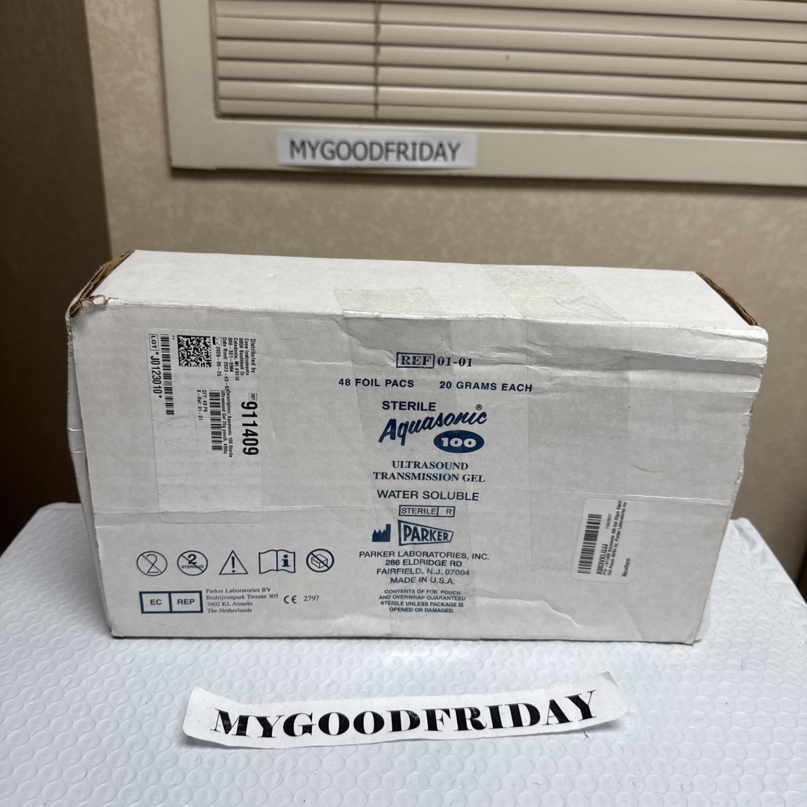 Aquasonic Ultrasound Transmission Gel Packs, 01-01, 48 Foil Packs
