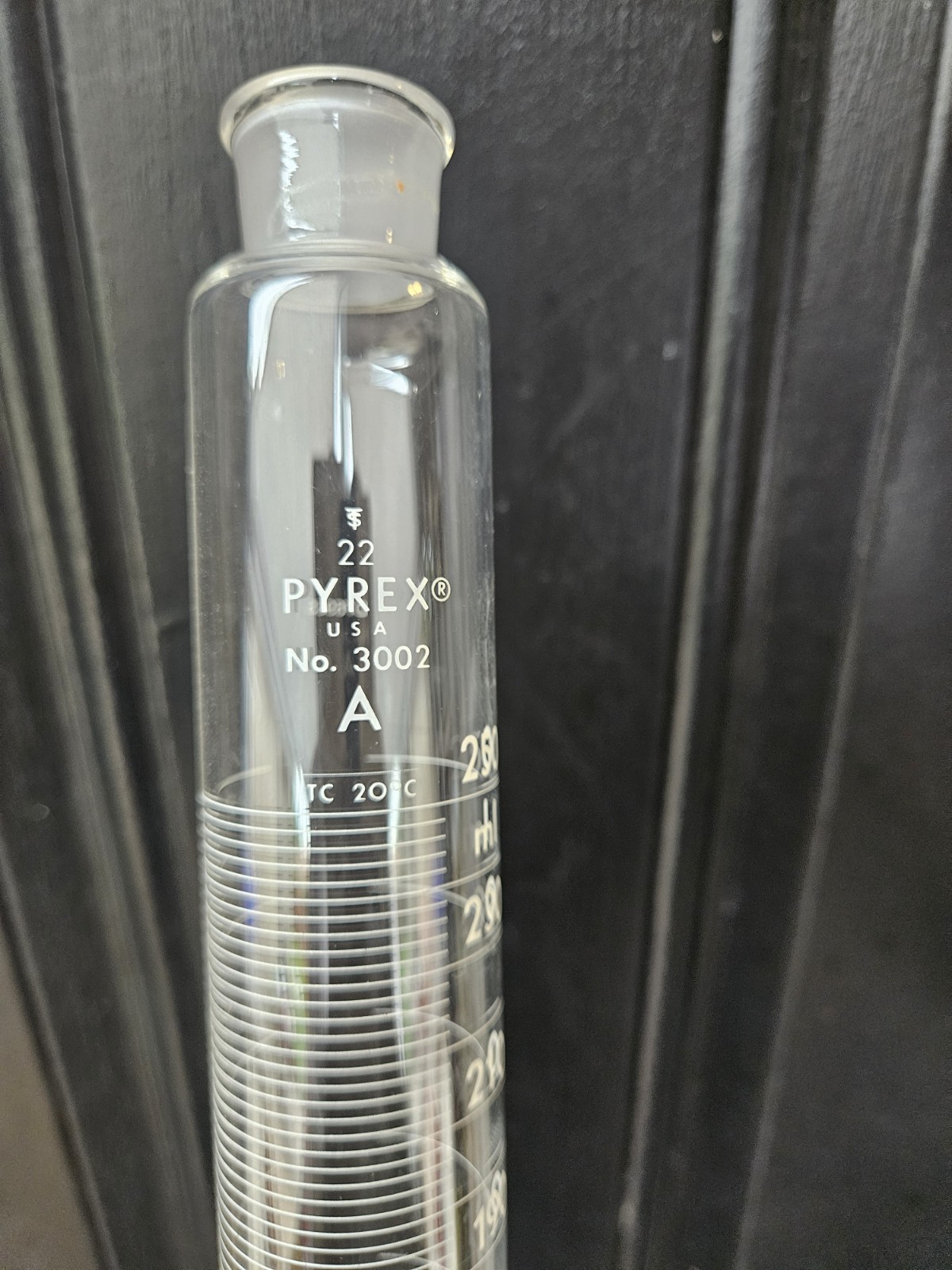 PYREX No. 3002 250 mL Glass Graduated Cylinder Physical Laboratory