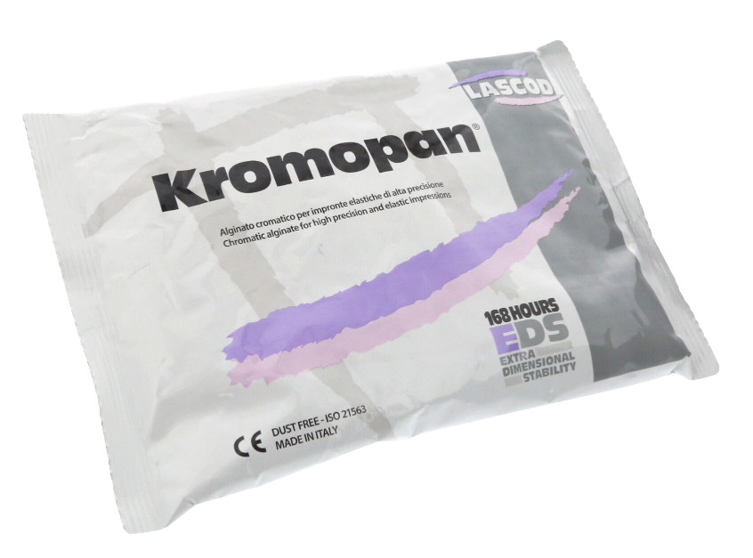 Kromopan Color Changing Alginate Dust Free Fast Set – 1 lb Bag FAST SHIPPING