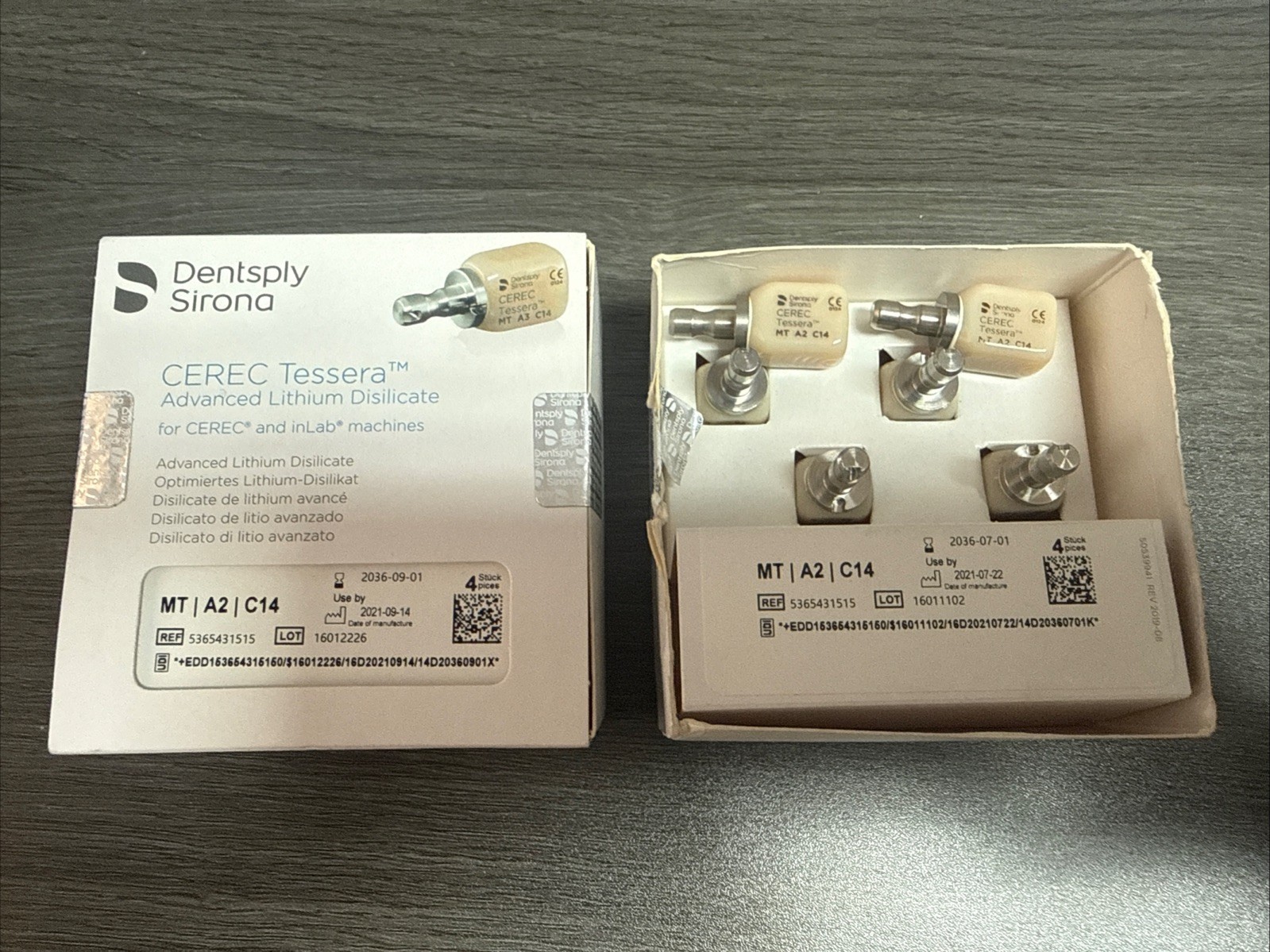 CEREC Dentsply Sirona Tessera – MT A2 / C14 – 10 Milling Blocks