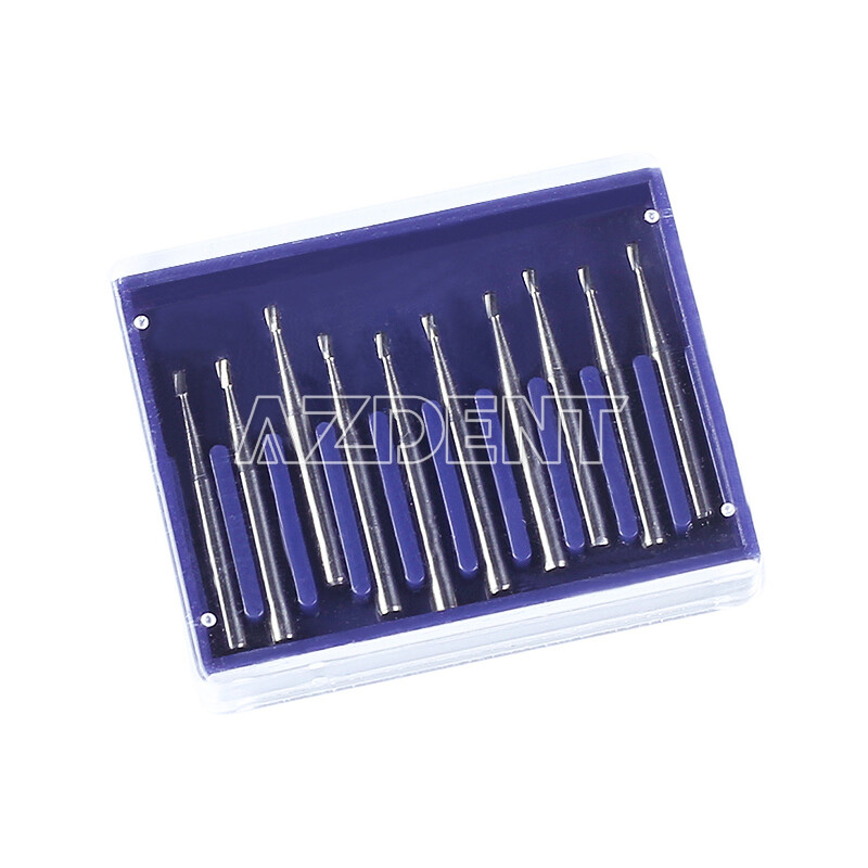 AZDENT Dental FG Fresas de carburo de tungsteno Fit Alta Velocidad pieza de mano