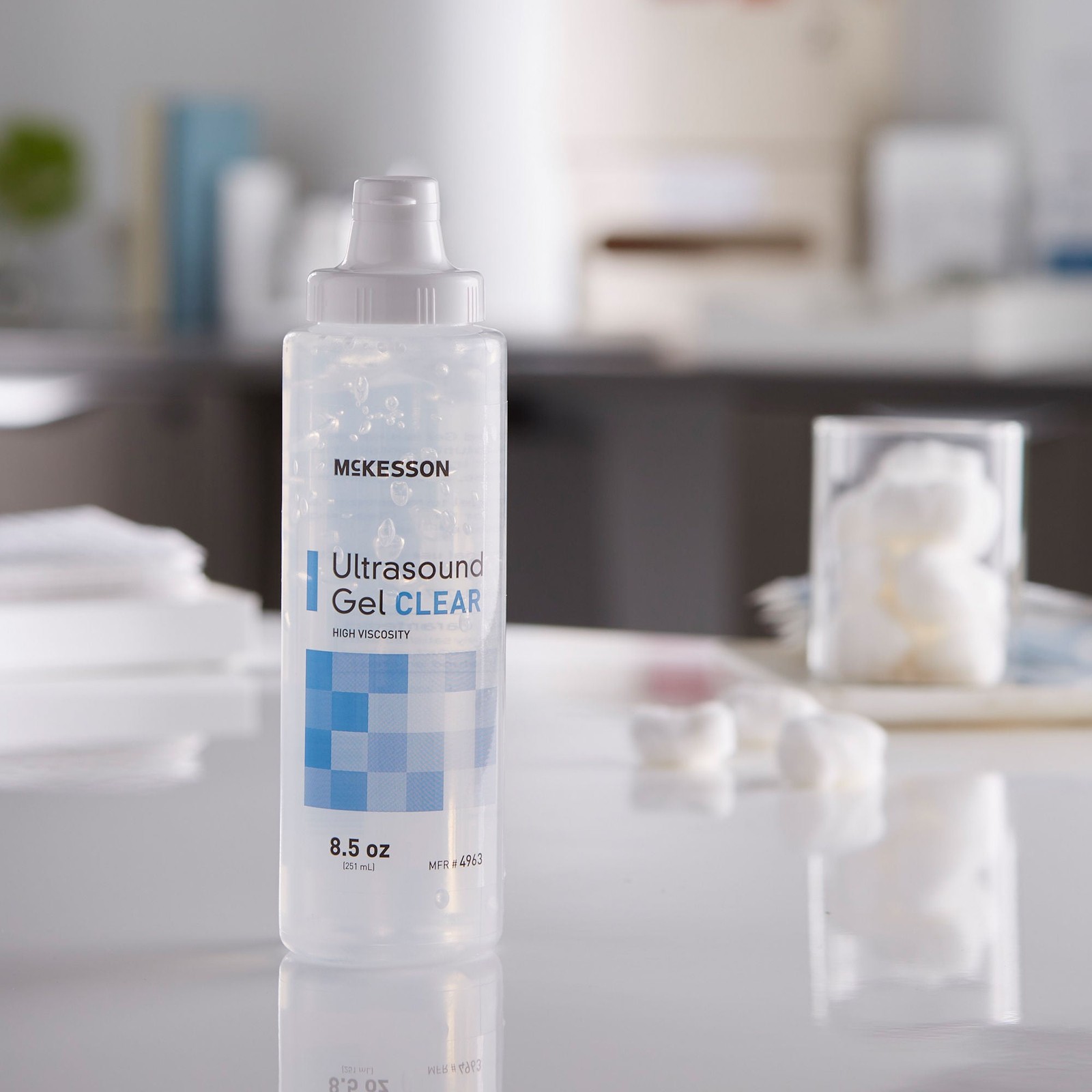 McKesson Ultrasound Gel Clear 8.5 oz. Bottle 4963 (12 per Case)