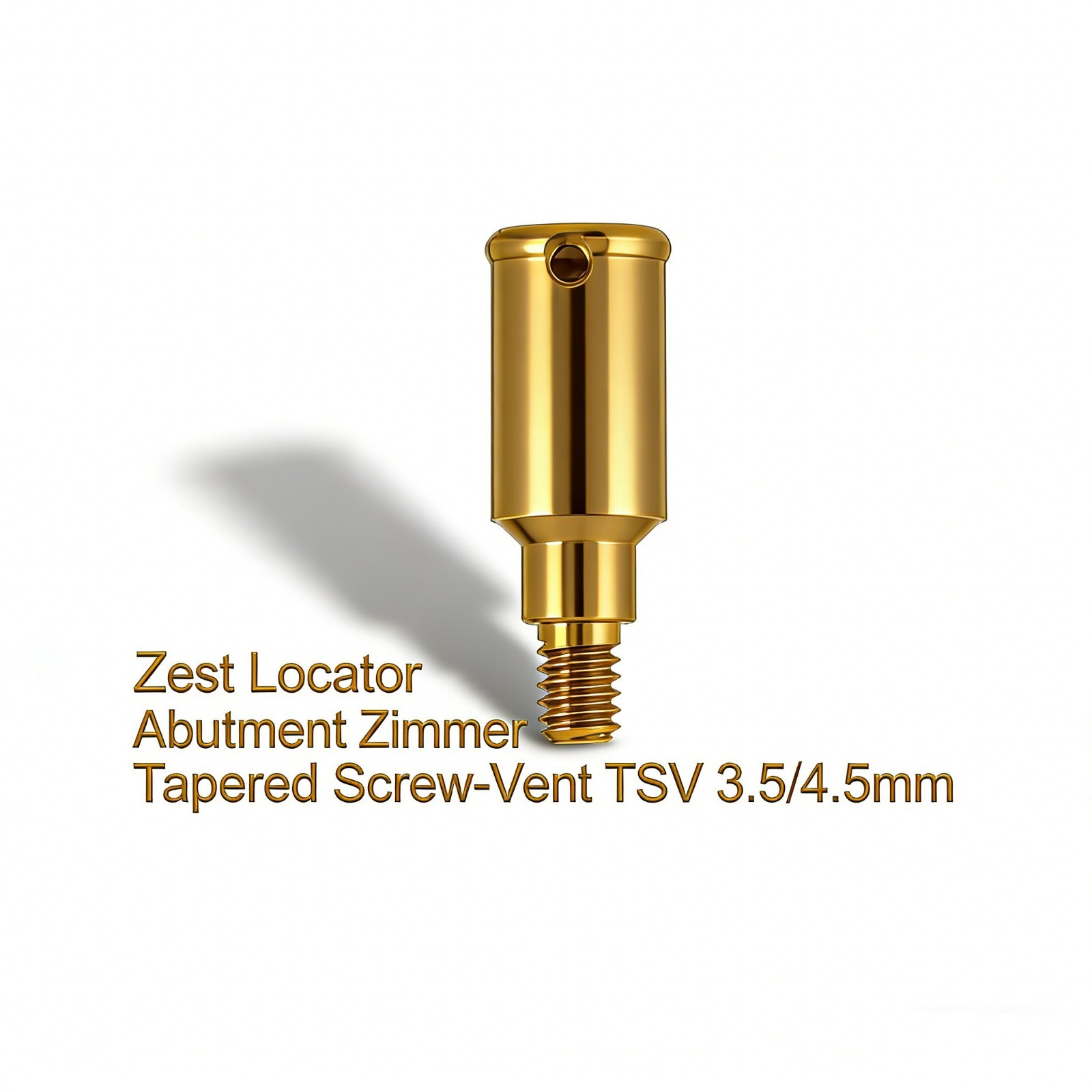 Titanium Dental locator Attachment abutment for Zimmer TSV Inter Hex 3.5/4.5mm