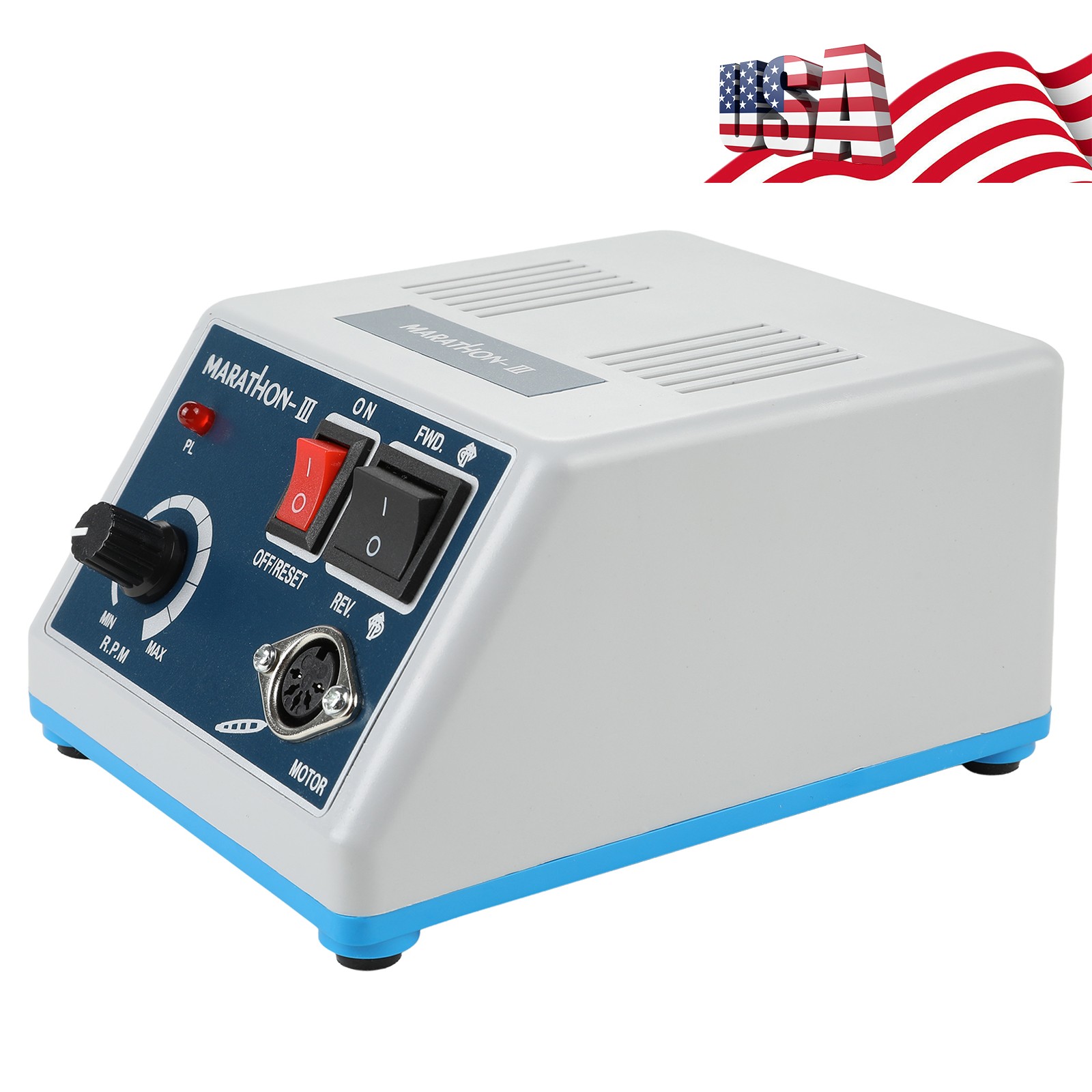 Dental Lab Marathon Electric Micromotor Polishing Unit / 35K rpm Motor Handpiece