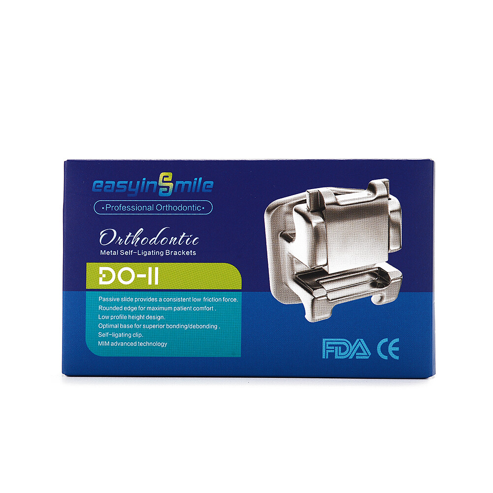 Orthodontic Spherical Bracket Self-ligating Brackets Dental Metal Brace ROTH/MBT