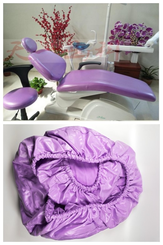 Dental Unit Chair Cover Sleeves Protector Waterproof PU Leather Set Wash Dentist