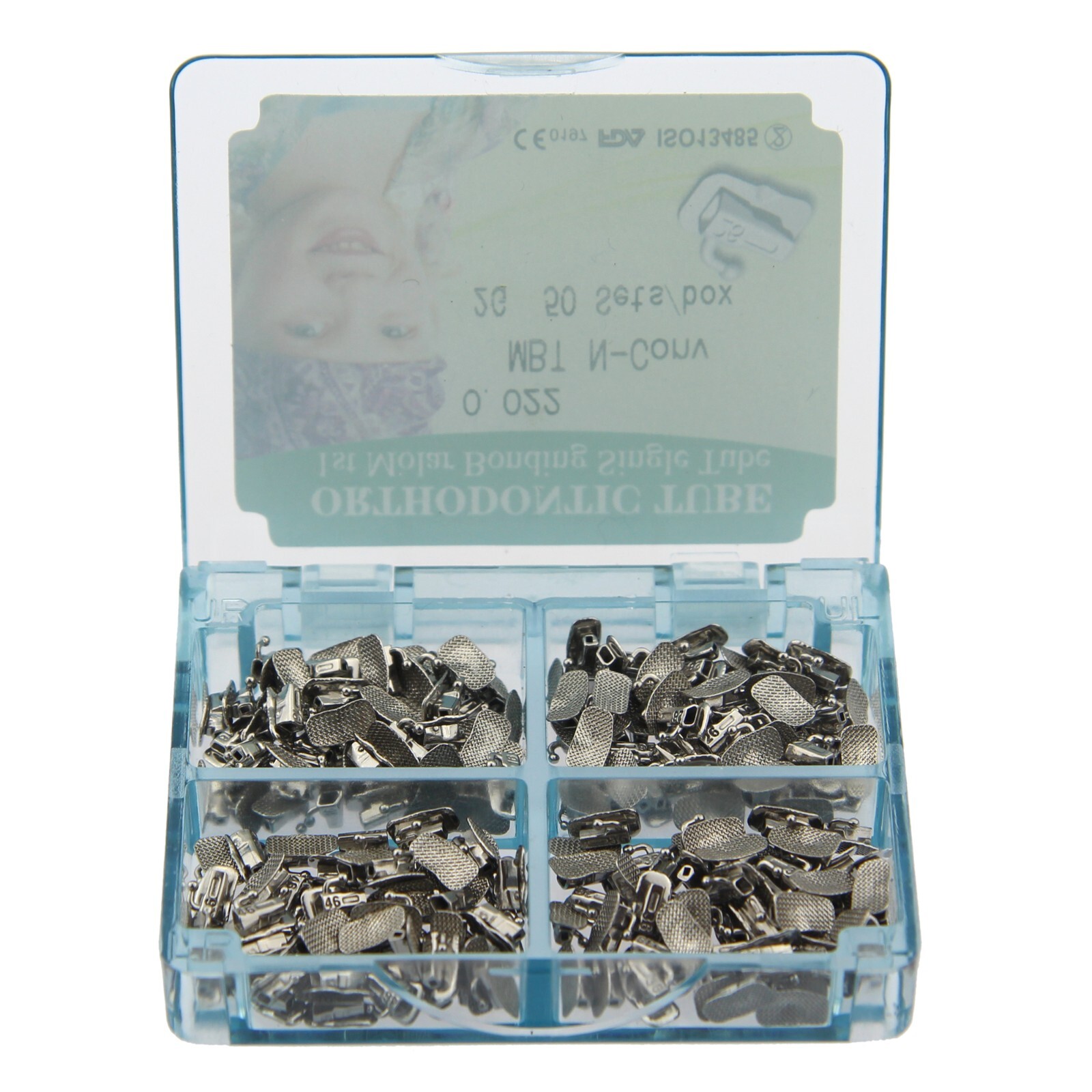 200 Tubo Ortodoncia Orthodontic Buccal Tube Roth MBT 022 1st 2nd Molar Bondable