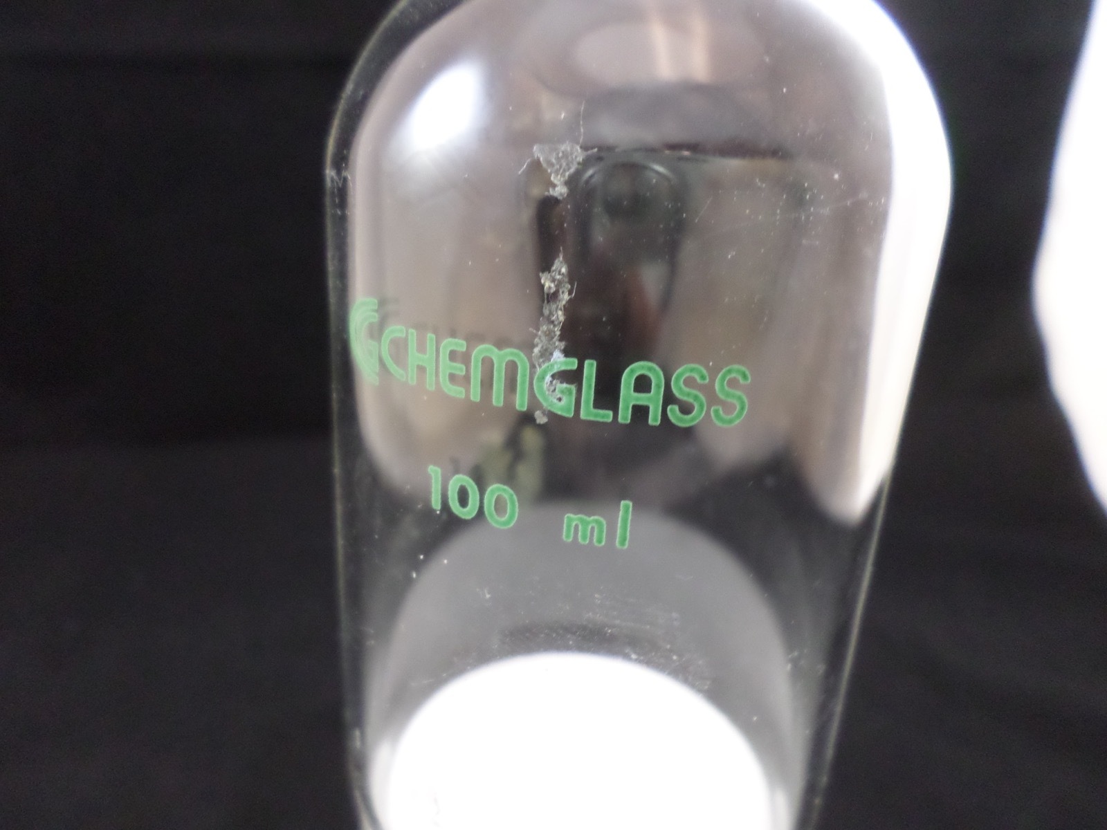 CHEMGLASS Glass 100mL C Frit Solid Phase Peptide Synthesis Vessel GL-25 24/40