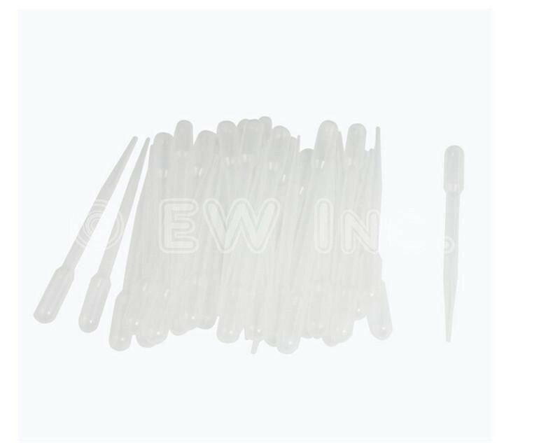 200 pc – 3ml Durable Dropper Transfer Graduated Pipettes Disposable Plastic 100