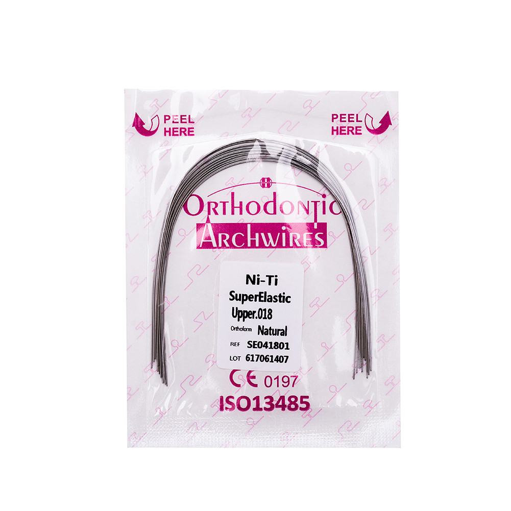 Super Elastic Niti Round Arch Wires Dental Ortho U/L Archwire Orthodontic Braces