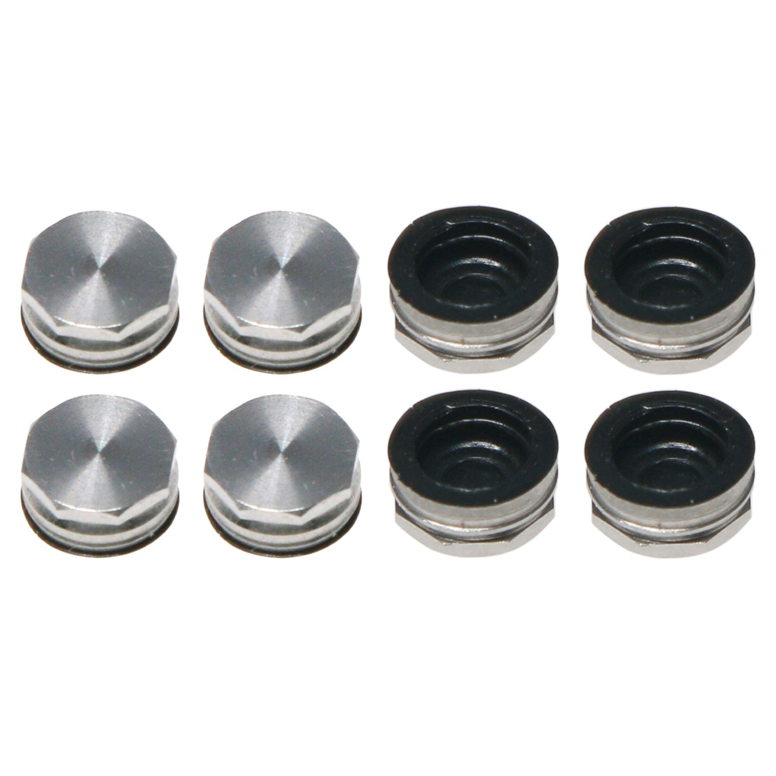 US Color Coded Retention Cap Inserts 0.8/1.2/2.4lbs for Locator Overdenture 4Pcs