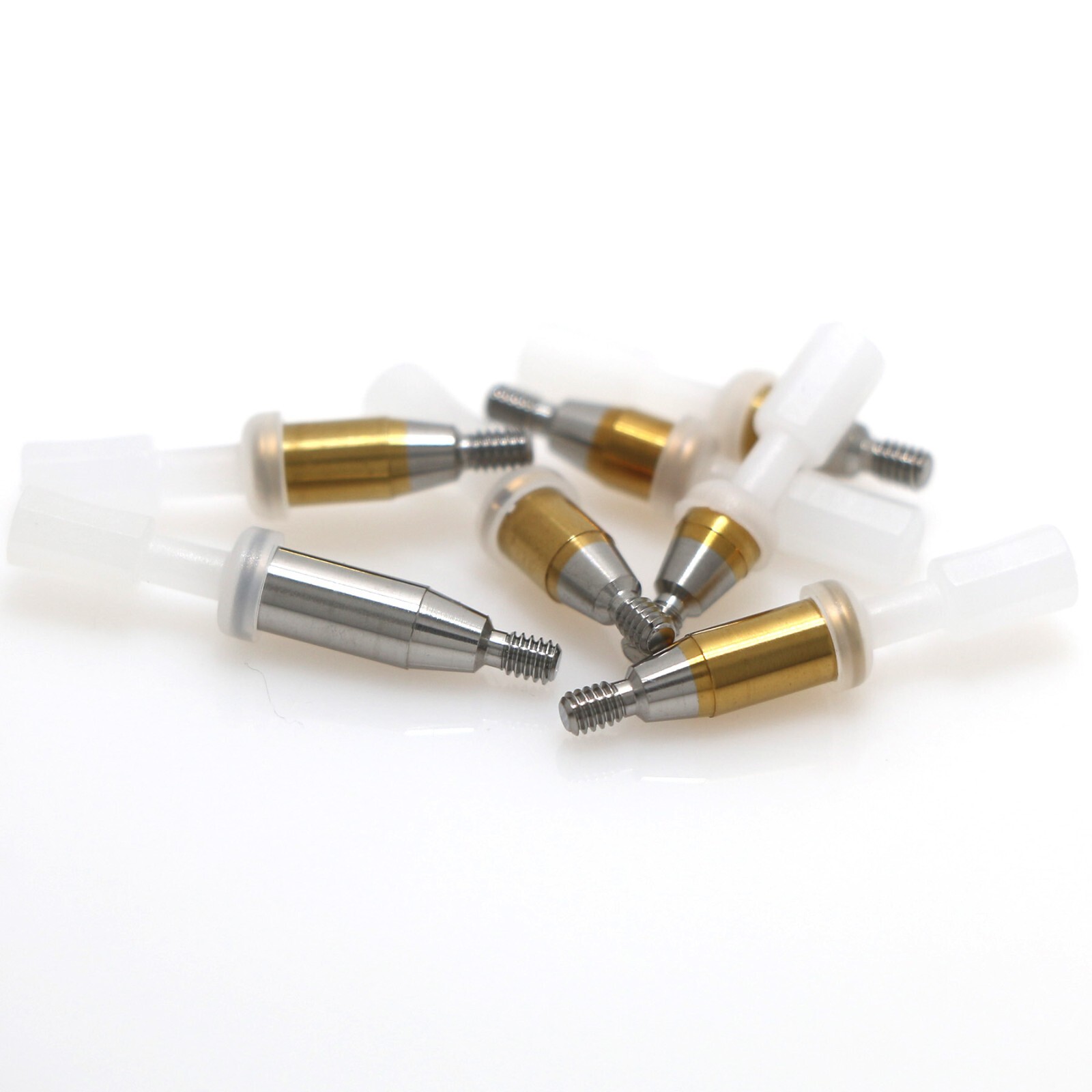 US Dental Overdenture Locator Abutment Regular & Male Caps For Hiossen Osstem ET