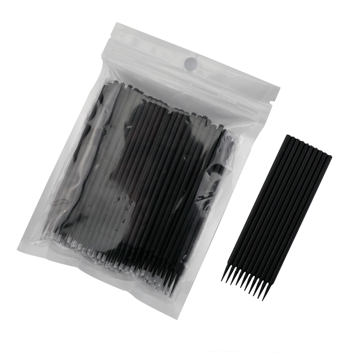 Dental Micro Applicators Disposable Makeup Eyelash Brush Swab Mascara Wand