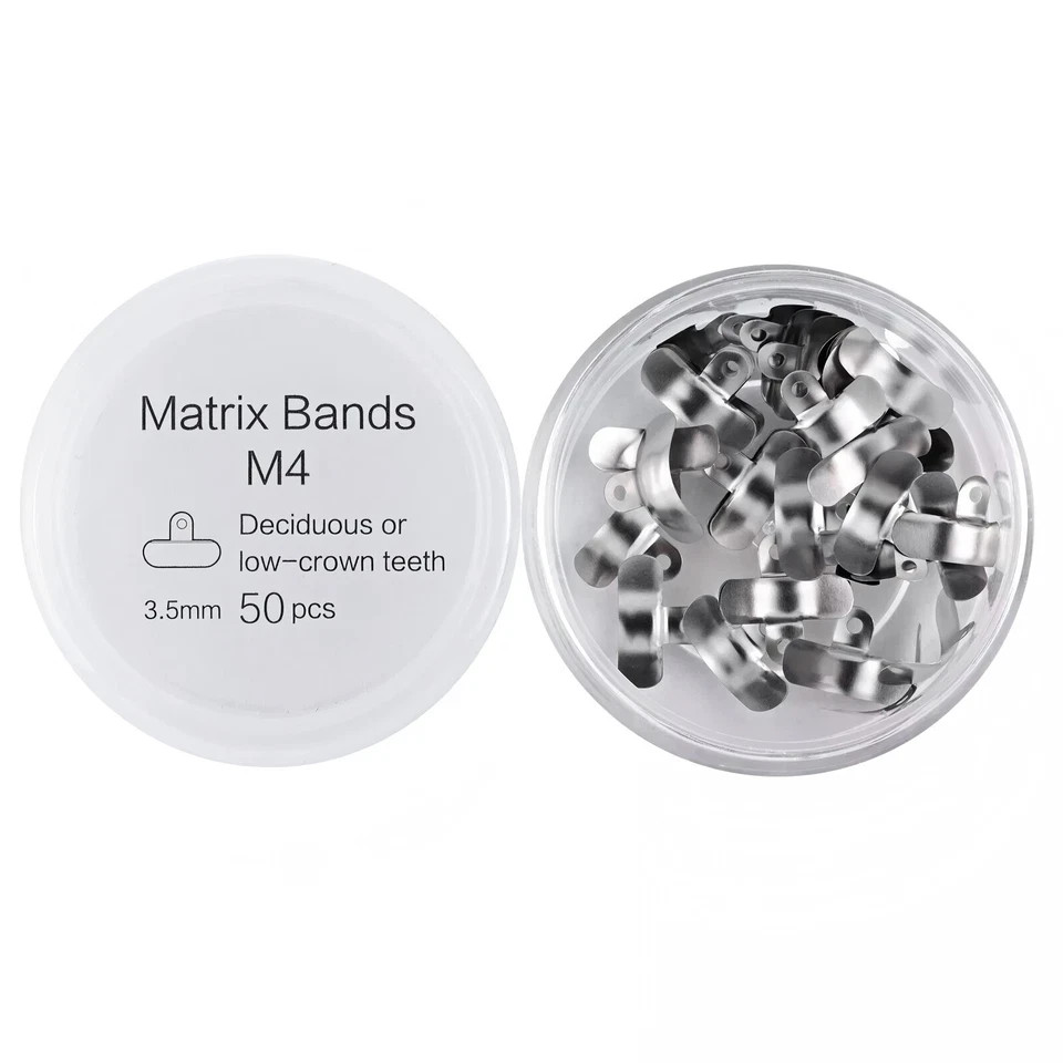 Dental Sectional Matrix Bands 4.5 5.5 6.5 Niti Retaining Rings Wedges Palodent